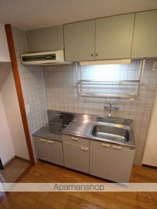 愛媛県松山市宮田町[1K/30.4m2]のキッチン