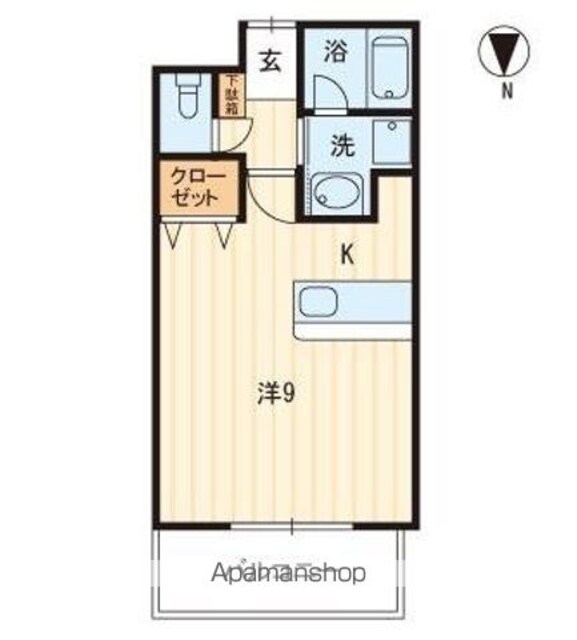 Ｊ・ｇｒａｃｅ堺町[1K/29m2]の間取図