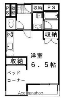 ハイツ佐野[1K/31.51m2]の間取図