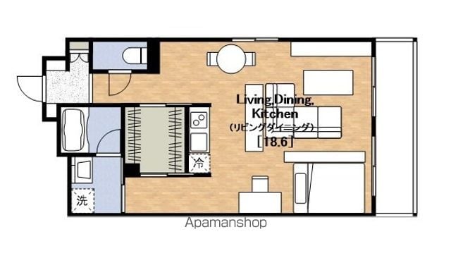 WOLF PACK APARTMENTの間取り写真