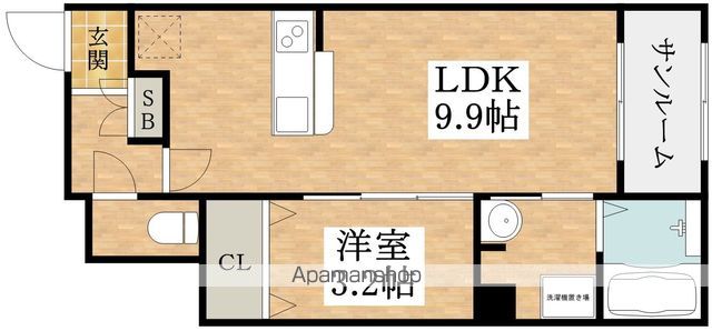 メゾンアンディスの間取り写真