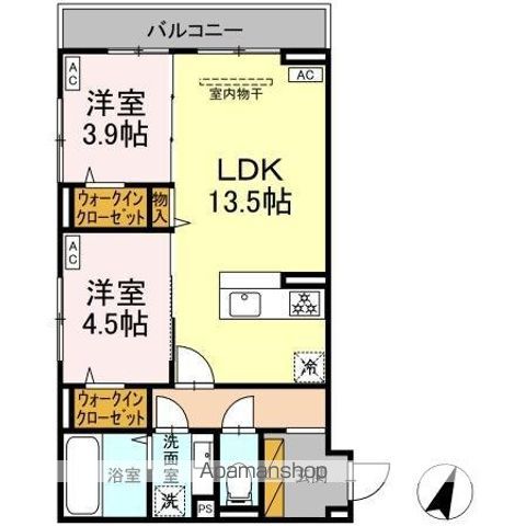 D−ROOM末広I Bの間取り写真