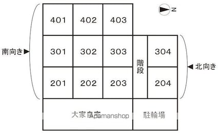 エディ斉藤[1R/16.29m2]の配置図