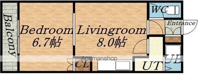 黄金マンションの間取り写真