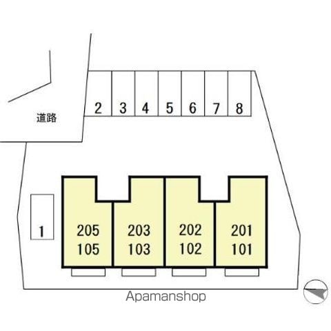 エバーグリーン　Ⅱ 103 ｜ 千葉県千葉市若葉区若松町492-2（賃貸アパート2LDK・1階・50.34㎡） その14