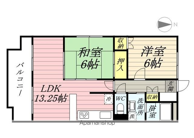 アヴェニューK&Kの間取り写真