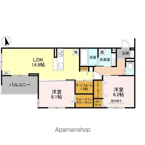 NIGAWA RESIDENCEの間取り写真
