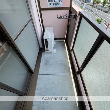 滋賀県草津市野村４丁目[1K/25.6m2]のバルコニー