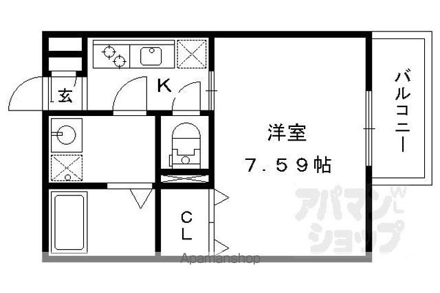 フォルテ横大路の間取り写真