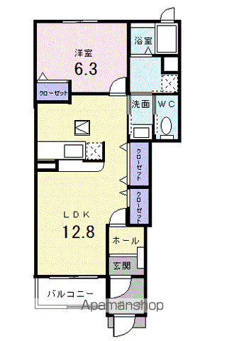 ソレイユの間取り