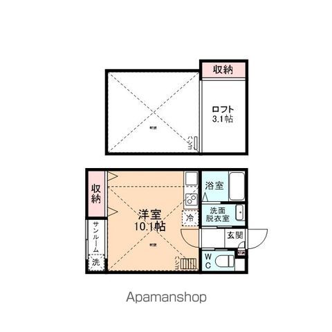 SMART SQUARE B棟の間取り写真