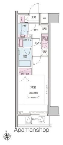 ＡＬＴＥＲＮＡ神楽坂Ⅰの間取り