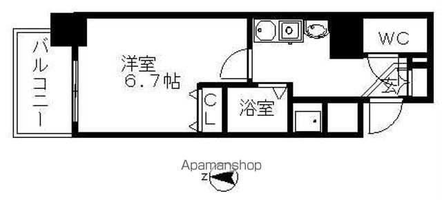 ライジングコート名古屋駅南の間取り写真