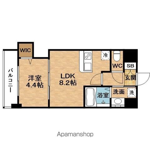 ALIVISKITAUMEDAの間取り写真