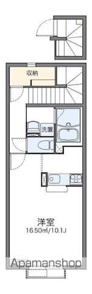 レオネクストオ　モンターニュＡ[1K/34.88m2]の間取図