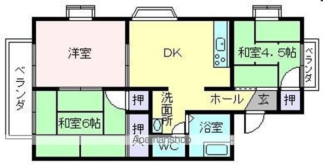 グレイス21の間取り写真