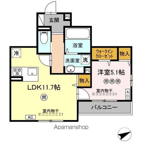 リベルタ三篠の間取り写真