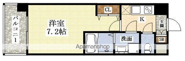 S−RESIDENCE新大阪WESTの間取り写真