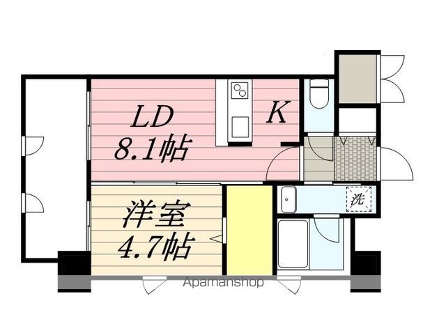 エンクレスト天神STAGEの間取り写真