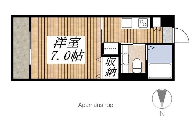 国立市東のマンションの間取り