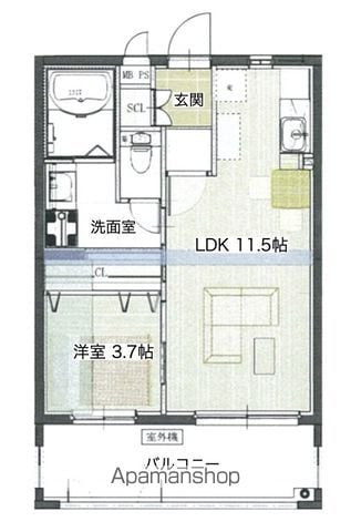 ALTE MEISTER 鶴島の間取り写真