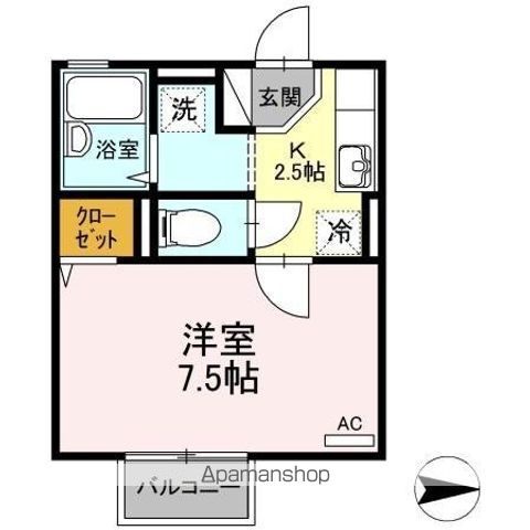 セジュール YCの間取り写真