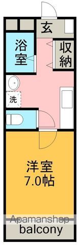 コーポラスヤスイの間取り写真