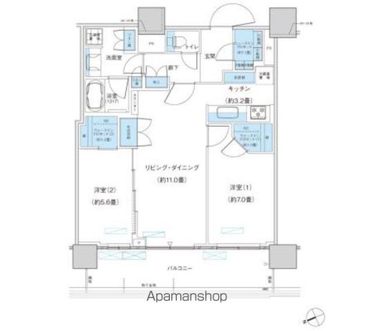 【パークシティ柏の葉キャンパス　ザ・ゲートタワー　ウエストの間取り】