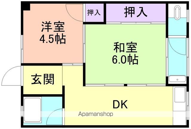 【マンション紀の国の間取り】