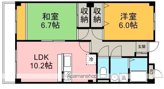 セジュール泉町の間取り写真
