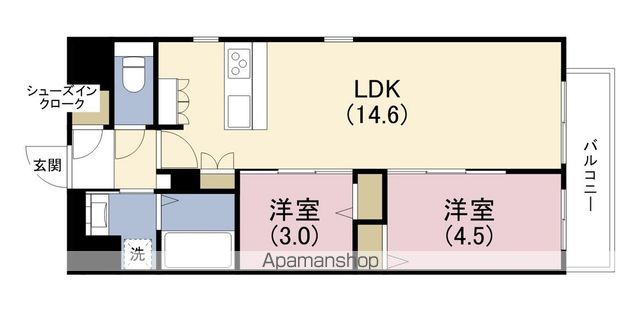 スプランディッド本町グランの間取り写真
