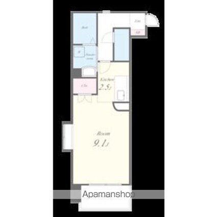 ＨＩＲＯ尾頭橋　（ヒロ尾頭橋）[1R/31.63m2]の間取図