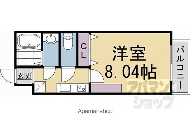 MESA VERDE 京都西大路三条の間取り写真