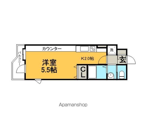 ラヴィータ410の間取り写真