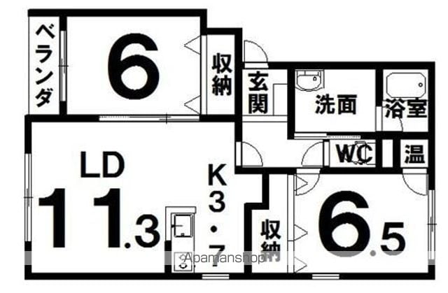 NORTH.ONE Aの間取り写真