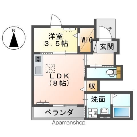 ソレイユ・Aの間取り写真