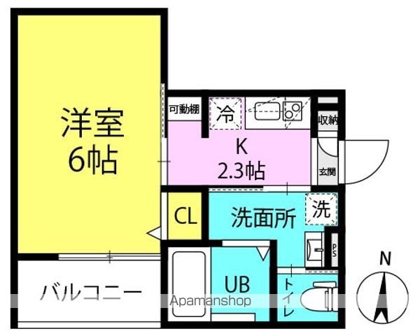 プルミエール 立花の間取り写真