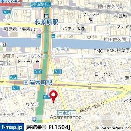 エスコート神田岩本町[1R/22.61m2]の周辺