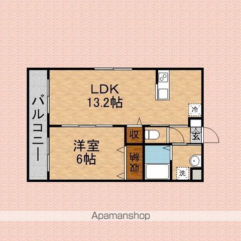 アルベージュの間取り写真