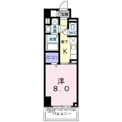アン　ハヤシ　インク[1K/29.37m2]の間取図