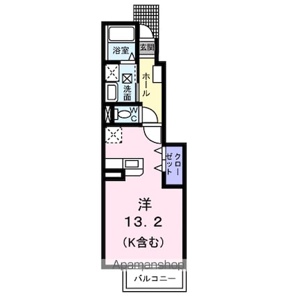 スティブル備後Ｂ[1R/35.18m2]の間取図
