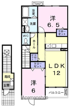 ネオ・ユニゾンⅠ[2LDK/58.86m2]の間取図