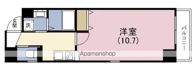 ウィング瓦町の間取り写真