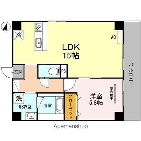 コモダ カーサ エンマの間取り写真