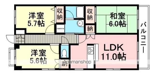 グランペールの間取り写真