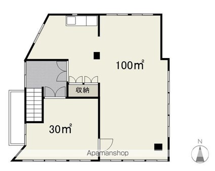テクノプラン２Ｆ[事務所/145m2]の間取図