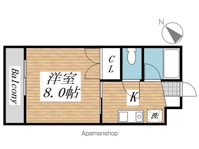 プレアール九工大の間取り