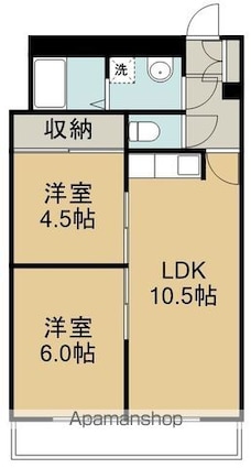 リエス榴ヶ岡[2LDK/54.1m2]の間取図