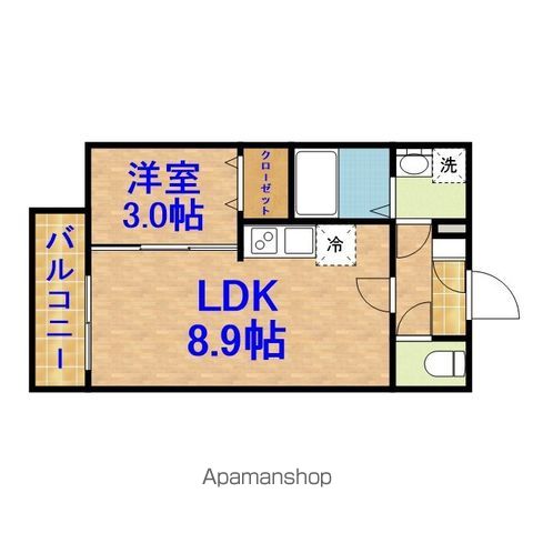 ジーメゾン千葉村田町エベッラの間取り写真