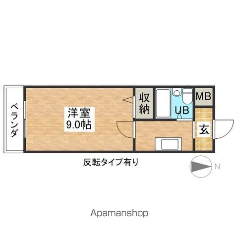 ソレアード伊藤の間取り写真